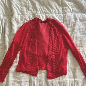 Nic+Zoe Linen Summer Cardigan Pink Small